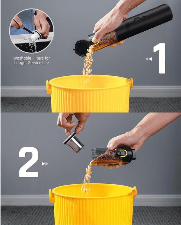 💖2026 Hot Sale💖 Slim V8 Mate Cordless Car Vacuum High Power 12000Pa/30AW