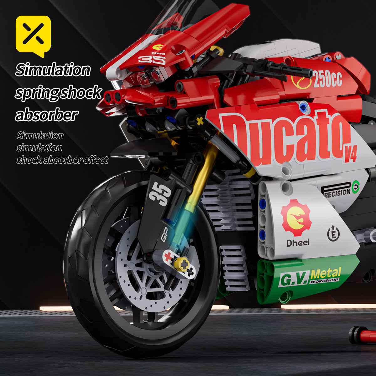 Science and Technology Series Dream Car Motorcycle Motorcycle City Racing Building Blocks Assembled Toys Birthday Christmas Thanksgiving New Year Gifts