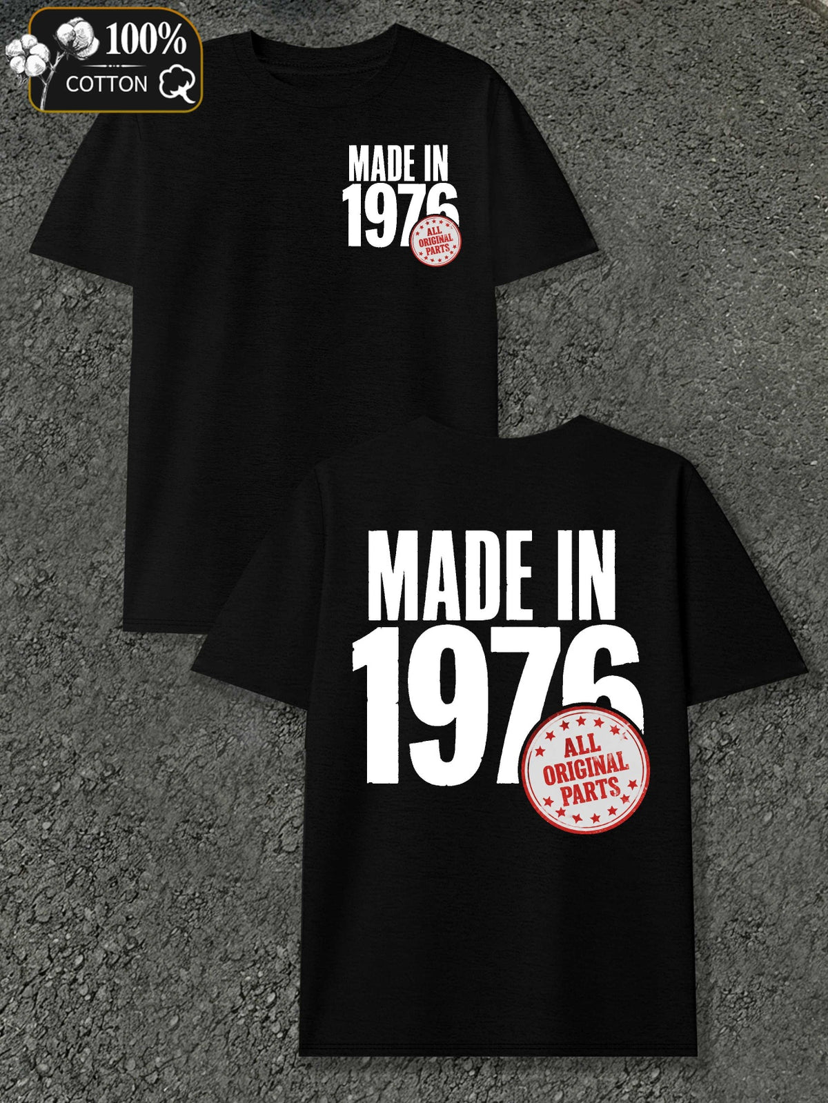 In 1976 Men's T-shirts with Markings