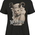 Men'S And Women'S Krampus Lady Alpine Folklore Gothic Unisex 100% T-Shirt, Soft, All-Season Casual Streetwear Essential, All-Match All-Season Style, Affordable Daily Wear And Perfect Christmas Gift for Fans And Friends - 220G