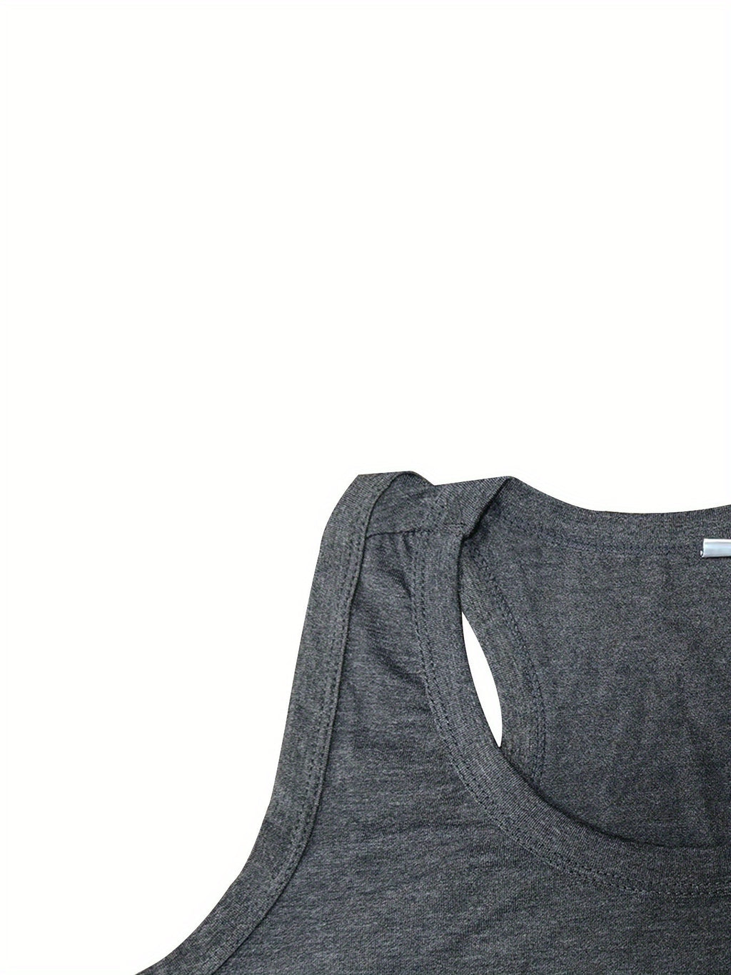Women's  Cartoon Moon Print Hurdle Vest, Casual Crew Neck Sleeveless, Spring\u002Fsummer, Women's Fashion Vest