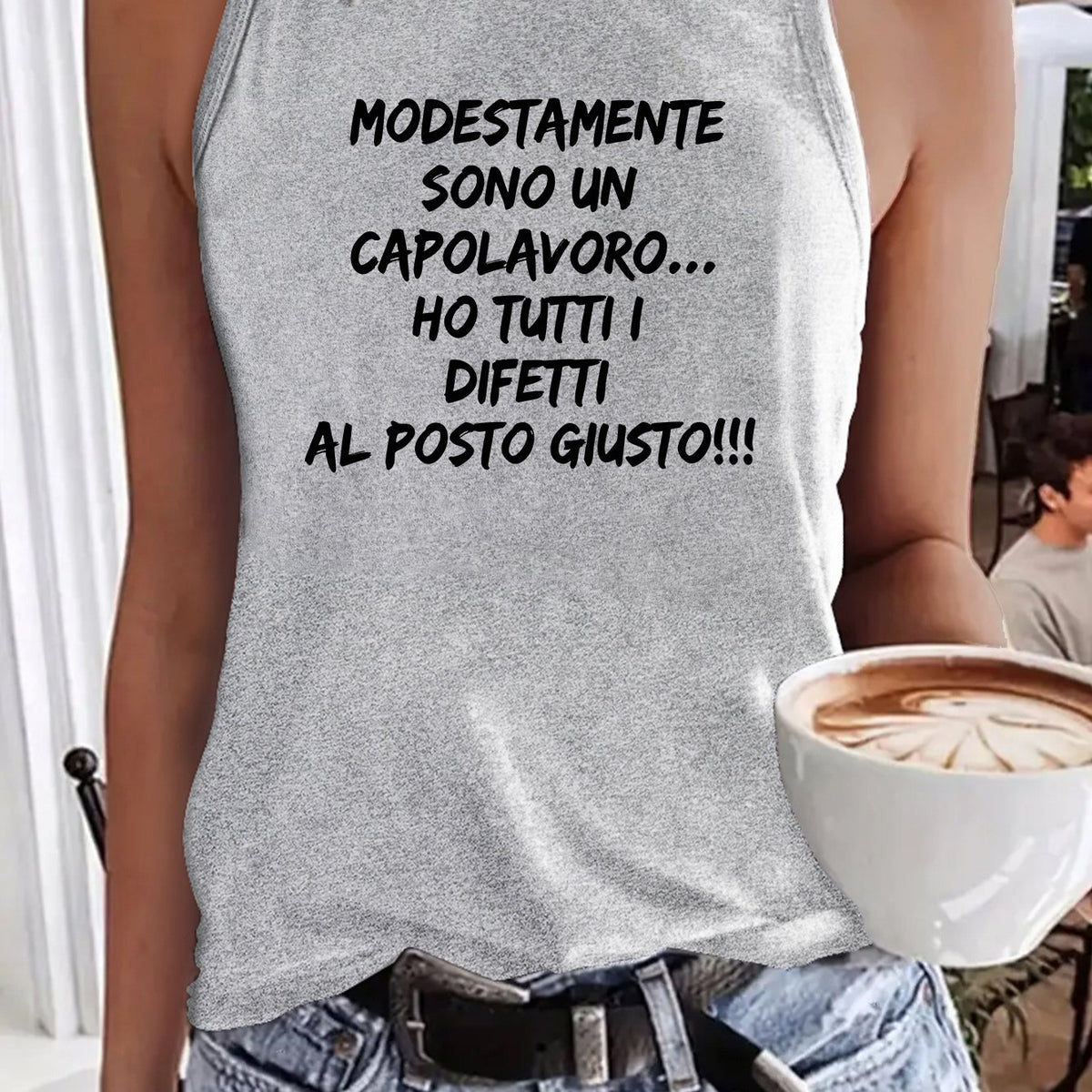 Women's Italian Phrase -Shirt - \