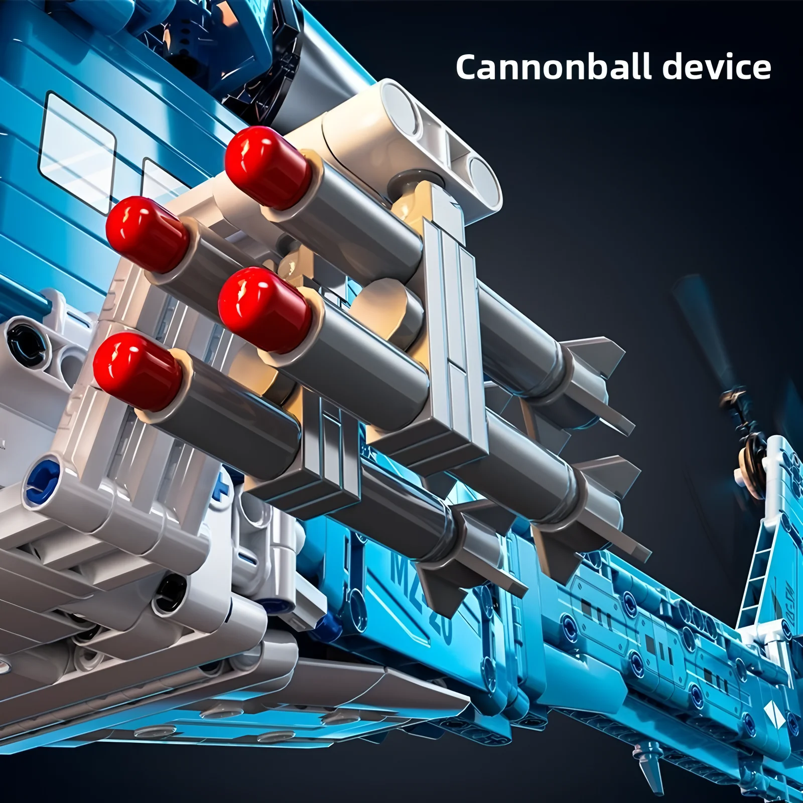 1711 granular building block airplane models, building block toys, children's DIY toys, children's gifts