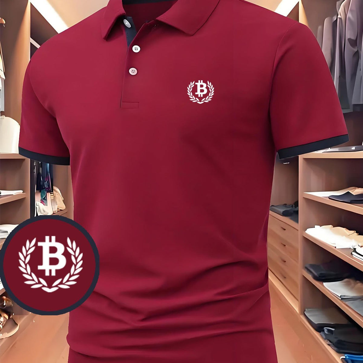 Men'S Fashion Casual Polo Shirt Classic Geometric Print Pattern Shirt Upgraded Fabric Soft And Comfortable Lapel Color Matching Details Golf Sports Tennis Shirt Summer Daily Sports Short Sleeve Top