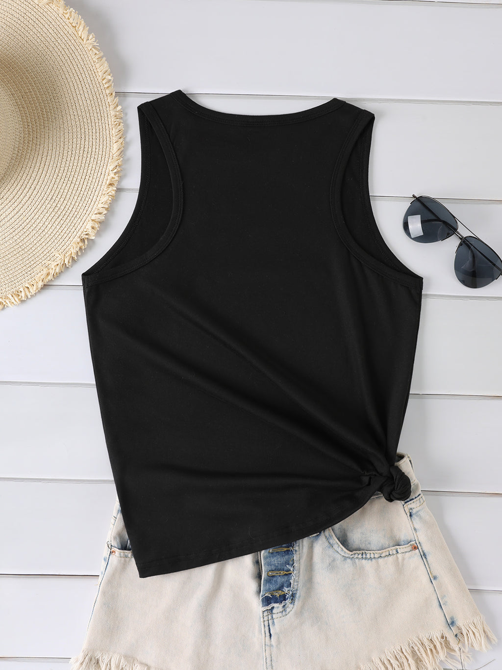 Mama Princess Women's Fashion Tank Top - Casual Sleeveless Crew Neck with Applique Detail, Breathable Polyester, Machine Washable - Perfect for Summer