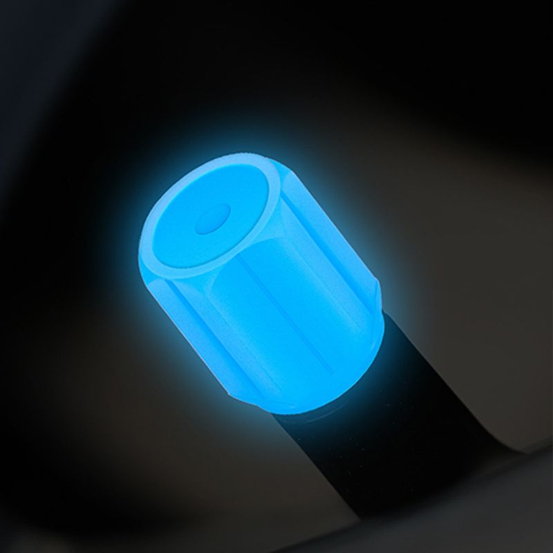 Glow-in-the-Dark Tire Valve Stems - Unique Auto Accessory