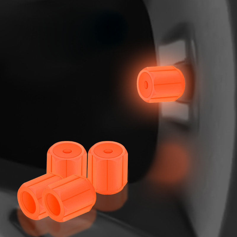 Glow-in-the-Dark Tire Valve Stems - Unique Auto Accessory