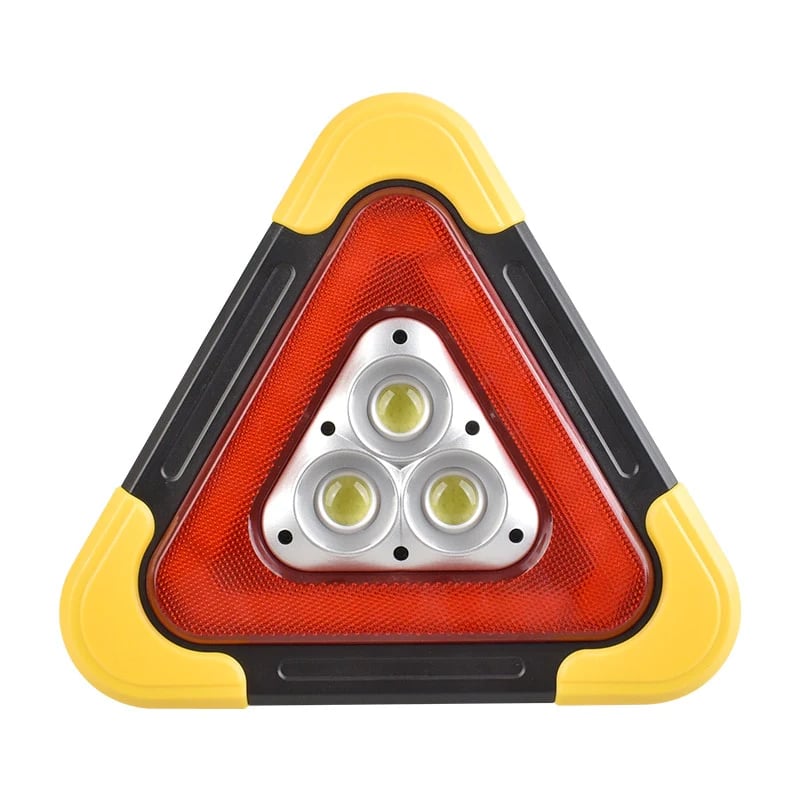 🔥2025 New Arrival🔥 2-IN-1 Solar Emergency Triangle Warning Light at the Roadside