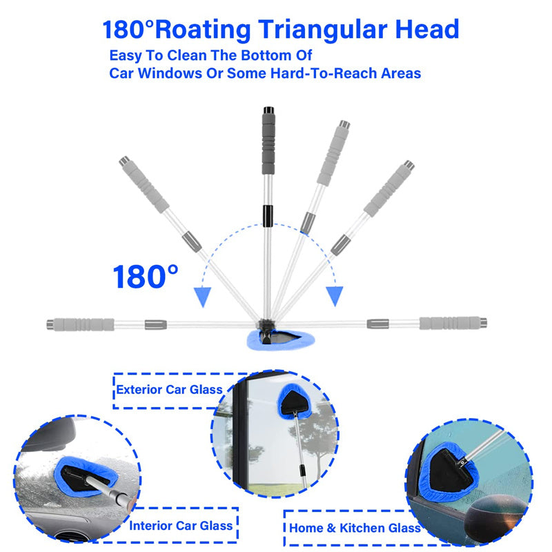Car Windshield Cleaning Tool Set - Extendable & 180° Rotatable📢📢Snatch up! Only 20 left, while supplies last!