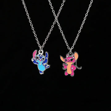 Stitch Couple Necklace（Free Shipping）
