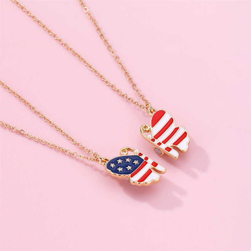 Butterfly patchwork necklace（Free Shipping）