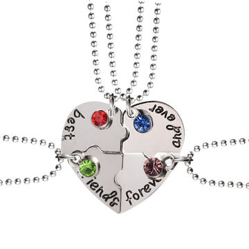 Best Friends Love Pieced Necklace（Free Shipping）