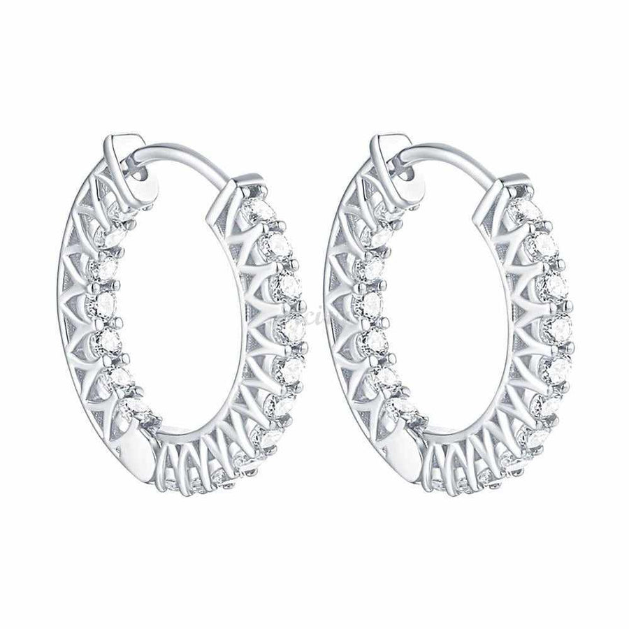 S925 sterling silver earrings studs