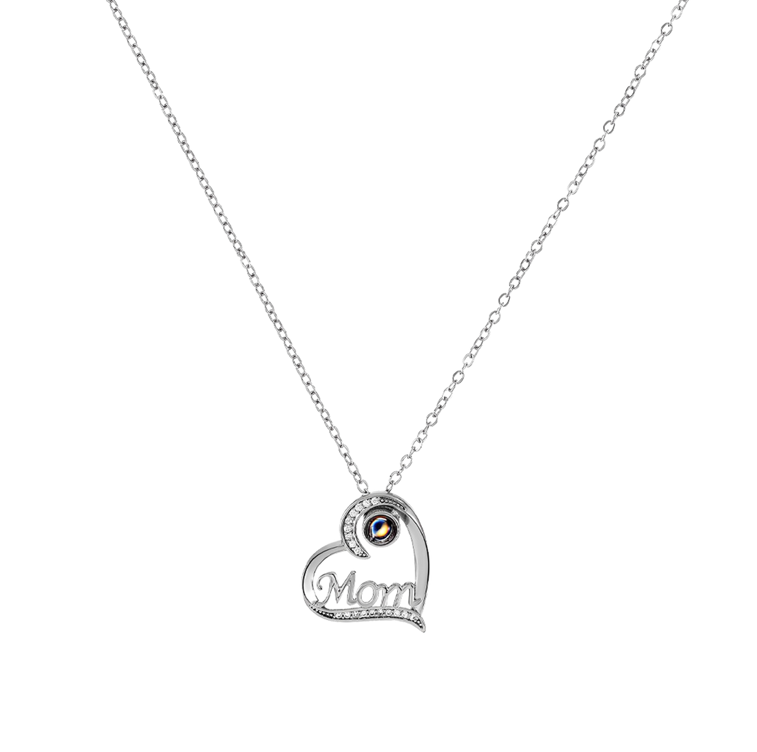 I Love You 100 Languages To My Mom Cross Necklace