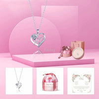 '-Siciry™ To My Loving Mom-Love Heart Necklace-