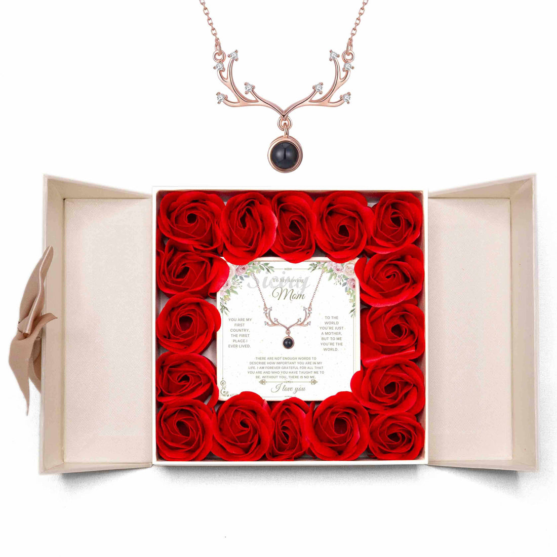 I Love You 100 Languages Projection Necklace