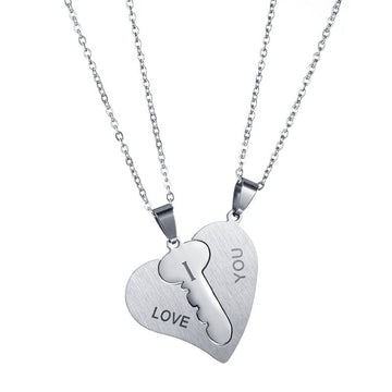 You Hold The Key to My Heart Forever Matching Pendant Necklace（Free Shipping）