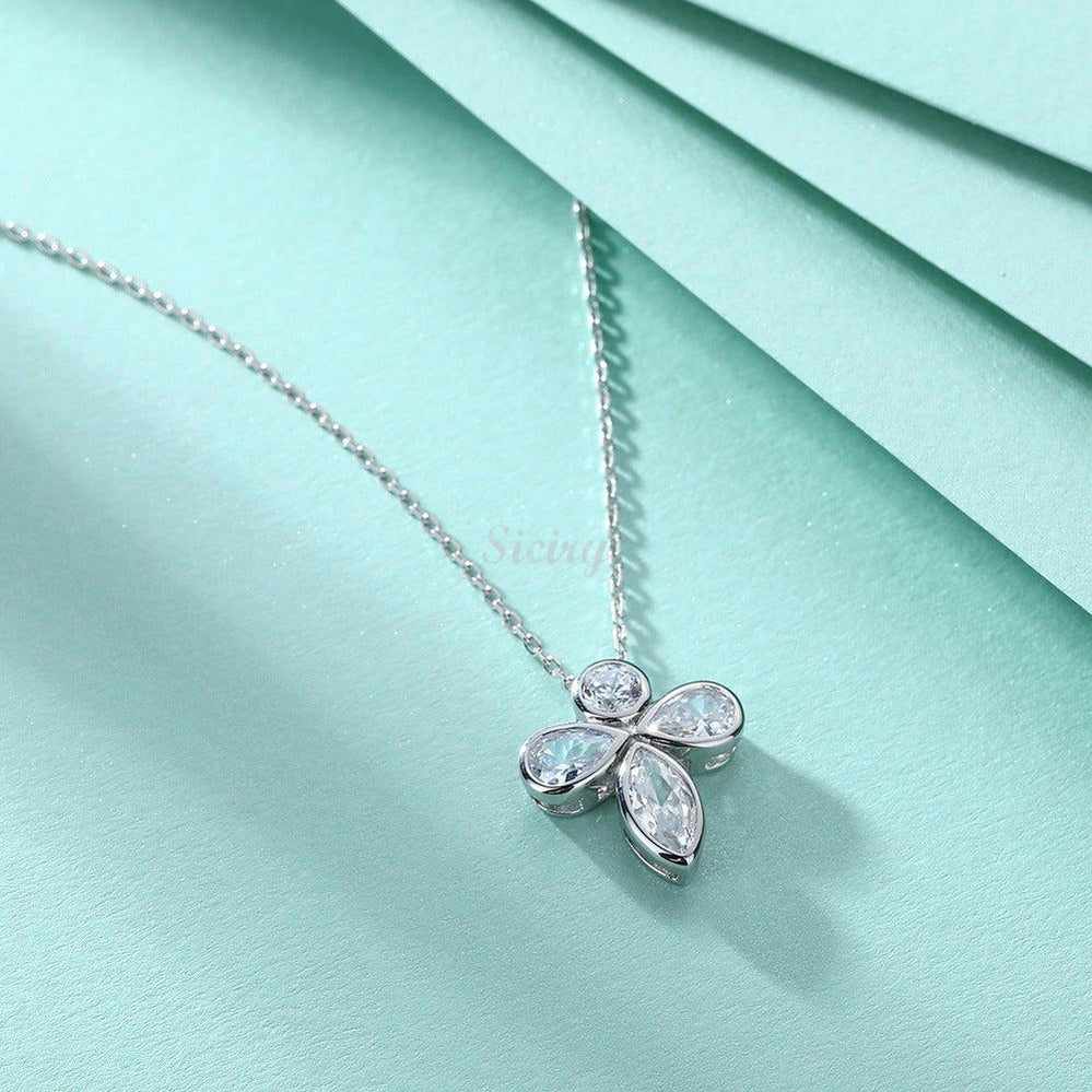 925 Butterfly Bee Necklace