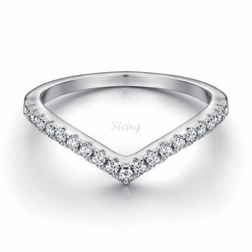 Simple Row Diamond Ring