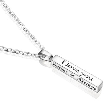 I love you pillar necklace（Free Shipping）