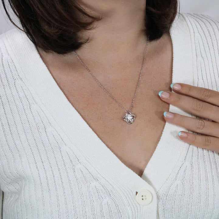 Realistic Rose Necklace - To My Love