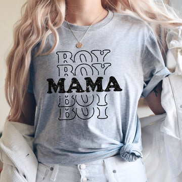 Boy Mama Shirt,Cute Mom Tee